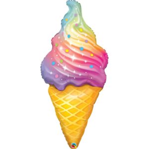 Шар. Мороженое, радуга (45''/114 см, USA)