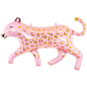 Шар. Леопард, Розовый (46''/117 см, CHN)